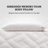 Basic Beyond Memory Foam Pillows - Long Body Pillows for Adults, 20x54, Side & Back Sleepers view 2