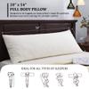 Basic Beyond Memory Foam Pillows - Long Body Pillows for Adults, 20x54, Side & Back Sleepers view 3
