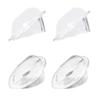 4pcs Pepper Mill Cover Electric Pepper Muller Lids Salt and Pepper Manual Pepper Mill Lid Pepper Crusher Lids Pepper Mill Covers Grinding Bottles Lid Component view 1