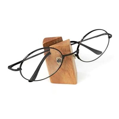 RayLineDo Eyeglass Stand Wooden Spectacle Holder Decorative Smart Display Stand for Home Office Desk Decor