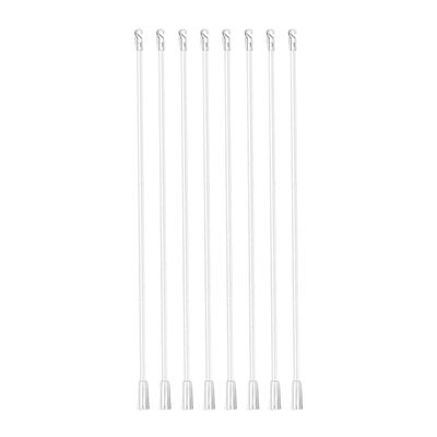 Angoily Blind Wands Replacement Rods with Hook and Grip 17 Inch Vertical Blinds Tilt Rods for Window Curtain Accessories Smooth Plastic Tilt Stick for Home and Office