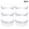 Aicosineg 6.8 oz Round Aluminum Cans Tin Can Screw Top Metal Lid Containers for Lip Balm, Crafts, Cosmetic, Candles, Candies, 200ml 6Pcs view 3