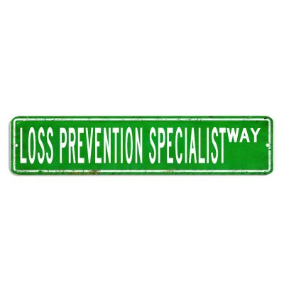 Loss Prevention Specialist Vintage Metal Sign Loss Prevention Specialist Gift Sign Work Metal Wall Art Plaque Profession Metal Plaque Rustic Decor For Porch Workshop Home Quality Metal Signs