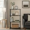 Benjara Bookshelf with Black Metal Frame view 2