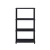Benjara Bookshelf with Black Metal Frame view 4