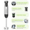 Bonsenkitchen Immersion Handheld Blender with Whisk, 20-Speed & Turbo Mode Hand Blender Stick 500W, 304 Stainless Steel Hand Blender for Soup, Smoothie, Puree, Baby Food view 2