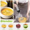 Bonsenkitchen Immersion Handheld Blender with Whisk, 20-Speed & Turbo Mode Hand Blender Stick 500W, 304 Stainless Steel Hand Blender for Soup, Smoothie, Puree, Baby Food view 4