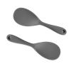 Dioycli 2 Pcs Rice Spoon Paddle Non-Stick Serving Spoon for Cookers, Grey view 1