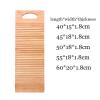 DCFV Bamboo Washboard, Practical Clothes Bamboo Washboard Anti-Slip Laundry Cleaning Board Manual Clothes Washing Tool for Home School (Size : 60 * 20 * 1.8cm) view 2