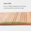 DCFV Bamboo Washboard, Practical Clothes Bamboo Washboard Anti-Slip Laundry Cleaning Board Manual Clothes Washing Tool for Home School (Size : 60 * 20 * 1.8cm) view 4