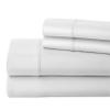 1000 Thread Count 100% Egyptain Cotton RV Short Queen, White [4 PC] Sheets Set, Long-Staple Egypt Cotton Bedsheet, Breathable, Soft & Silky Sateen Weave, Fits Upto 28" EXTRA Deep Pockets Mattress view 1