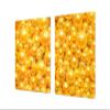 UNIQUE Tempered GLASS Kitchen Board  Glass Cooktop cover  SINGLE: 80 x 52 cm; DOUBLE: 40 x 52 cm; DD39 Colourful Variety Series view 1