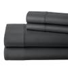 1000 Thread Count 100% Egyptain Cotton RV Short Queen, Dark Grey [4 PC] Sheets Set, Long-Staple Egypt Cotton Bedsheet, Breathable, Soft & Silky Sateen Weave, Fits Upto 18" Deep Pockets Mattress view 1