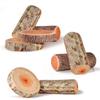 XIZHI 14.5" Round Woods Stump Shaped Chair Seat Cushion Stump Plush Pillow view 2