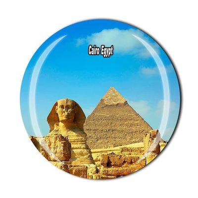 Cairo Egypt Fridge Magnet Crystal Tourist Souvenir Gift Collection Refrigerator Magnetic Sticker
