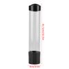 3.5 x 16.3in Cup Dispenser, Pull Type Wall Mounted Plastic Paper Cup Holder 1 Touch Button Cup Holder Rack for 7.5cm / 3.0in 60-80 Paper Cups Home Office Hospital(Black) view 2