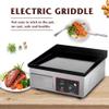 220V Commercial Electric Griddle, 3000W No Stick Flat Top Teppanyaki Stainless Steel Grill Adjustable Thermostatic Control (122F - 572F) view 2