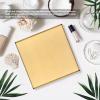 Gold Stainless Steel Serving Tray - 8x8 InchRectangular Storage Organizer for Tea, Coffee, Cosmetics, Jewelry, Use in Vanity, Kitchen, Bathroom, Hotel Decor view 3