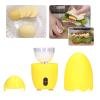 Electric Egg Scrambler Golden Egg Shaker Whisk Eggs Yolk Mixer Small Compact Golden Egg Maker Egg Spinner 50s Rotation Time US Plug (yellow) view 3