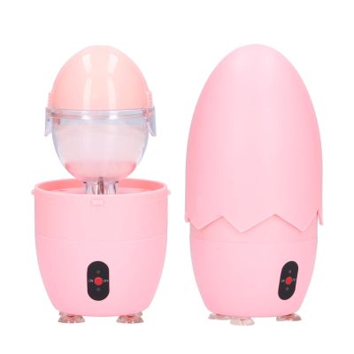 Egg Spinner, Electric Egg Scrambler, Golden Egg Shaker Whisk Eggs Yolk Mixer, Small Compact Golden Egg Maker Egg Spinner, 50s Rotation Time, US Plug 100240V ()