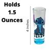 Jerry Leigh Sitting Stitch Alien Shot Glass, Disney Themed Adult Drinking Glasses, Disney Vacation Souvenirs for Men, Unique Birthday and Housewarming Gifts for Men and Women, 1 Ounce view 4