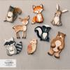 Back40Life Forest Critters Painted Wooden Animal Cutout Shapes (Medium + Stands (Bundle of 8)) view 3