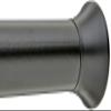 Amazon Basics No Drill Easy Install Sturdy Shower Curtain Tension Rod, Adjustable 42-73" Length, Black, Bathtub view 1