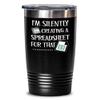 Im Silently Creating A Spreadsheet For That Tumbler for Accountant CPA Accountimg Coworker Boss Appreciation Thank You Office Humor Ideas 20 or 30oz H view 1