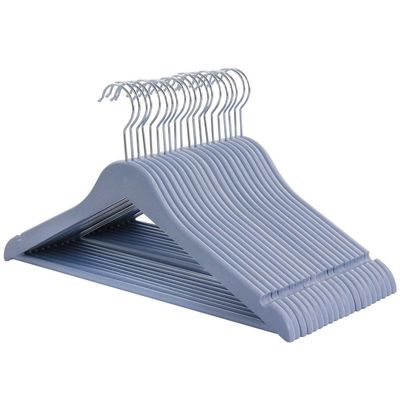 Elama Home 20 Piece Eco Friendly Coat Hangers in Blue (ELH-20)