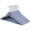 Elama Home 20 Piece Eco Friendly Coat Hangers in Blue (ELH-20) view 1