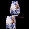 Jingdezhen Ceramic Master Hand-Painted Vase Flower Arrangement Living Room Home Decoration Vestibule Handicraft Ornaments with Wooden Base view 2
