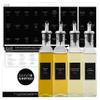 Black Oil Bottle Labels, 54 Preprinted Pantry Stickers for Oils and Vinegar Dispenser Glass Bottles, Condiment Jars, Waterproof Removable, Kitchen Organization view 1