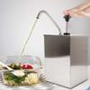 4L (3.52Quart) Sauce Dispenser Pump Stainless Steel Condiment Dispensing PUM Single Head Pump for Ketchup Salad Jam Seasoning view 1