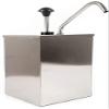 4L (3.52Quart) Sauce Dispenser Pump Stainless Steel Condiment Dispensing PUM Single Head Pump for Ketchup Salad Jam Seasoning view 4