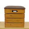 (Habiter) Avite WEY-101-NA Lupo Storage Stool (Brown) view 3