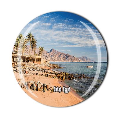 Dahab Egypt Fridge Magnet Crystal Tourist Souvenir Gift Collection Refrigerator Magnetic Sticker
