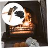 Cabilock 1set Ash Shovel Kit Dustpan Fireplace Cleaning Tools for Efficient Hearth Maintenance Fire-Resistant Gloves Included Lightweight and Design view 3