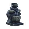Desktop Fountain Waterfall Tabletop Fountain Interior Mini Decoration Table Fountain Office Desk Waterfall Water Fountains Living Room Bedroom Decoration Desktop Fountain Zen Meditation Waterfall view 4