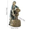 Desktop Fountain Waterfall Tabletop Fountain Industrial Retro Girl Atomizing Fountain Office Desk Decoration Water Fountains Interior Decoration Craft Desktop Fountain Zen Meditation Waterfall view 2