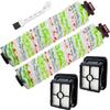 2306A 1785 Pet Pro Replacement Parts 2 Pack 1868 for Bissell Crosswave Roller Brush and 2 Pack 1866 for Crosswave Replacement Filter Compare to Part # 1613568 161-3568 1608684 LUXRILIX view 1