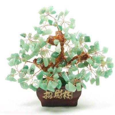 Crystal Fortune Tree Natural Dongling Jade Crystal Fortune Tree Fortune Tree Ornaments Lucky Tree Gem Tree Ornaments Tree of Life Handmade Home Decoration Crystal Bonsai Fortune Money Tree