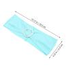NUOBESTY 25pcs Elastic Chair Sashes Sparkly Buckle Stretchy Chair Bands for Weddings Parties and Home Decor Material Easy to Install Required view 2