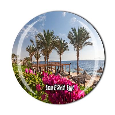 Sharm El Sheikh Egypt Fridge Magnet Crystal Tourist Souvenir Gift Collection Refrigerator Magnetic Sticker