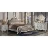 Acme Versailles II California King Bed in Vintage Gray Polyurethane and White view 3
