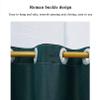 Clothing Store Fitting Room, Simple U Type Move Track Dressing RoomWith Curtains Kit, DIY Temporary Locker Room,Wall-Mounted Privacy Partition Screen For Outdoor Office, For Office Outdoor Activity view 3