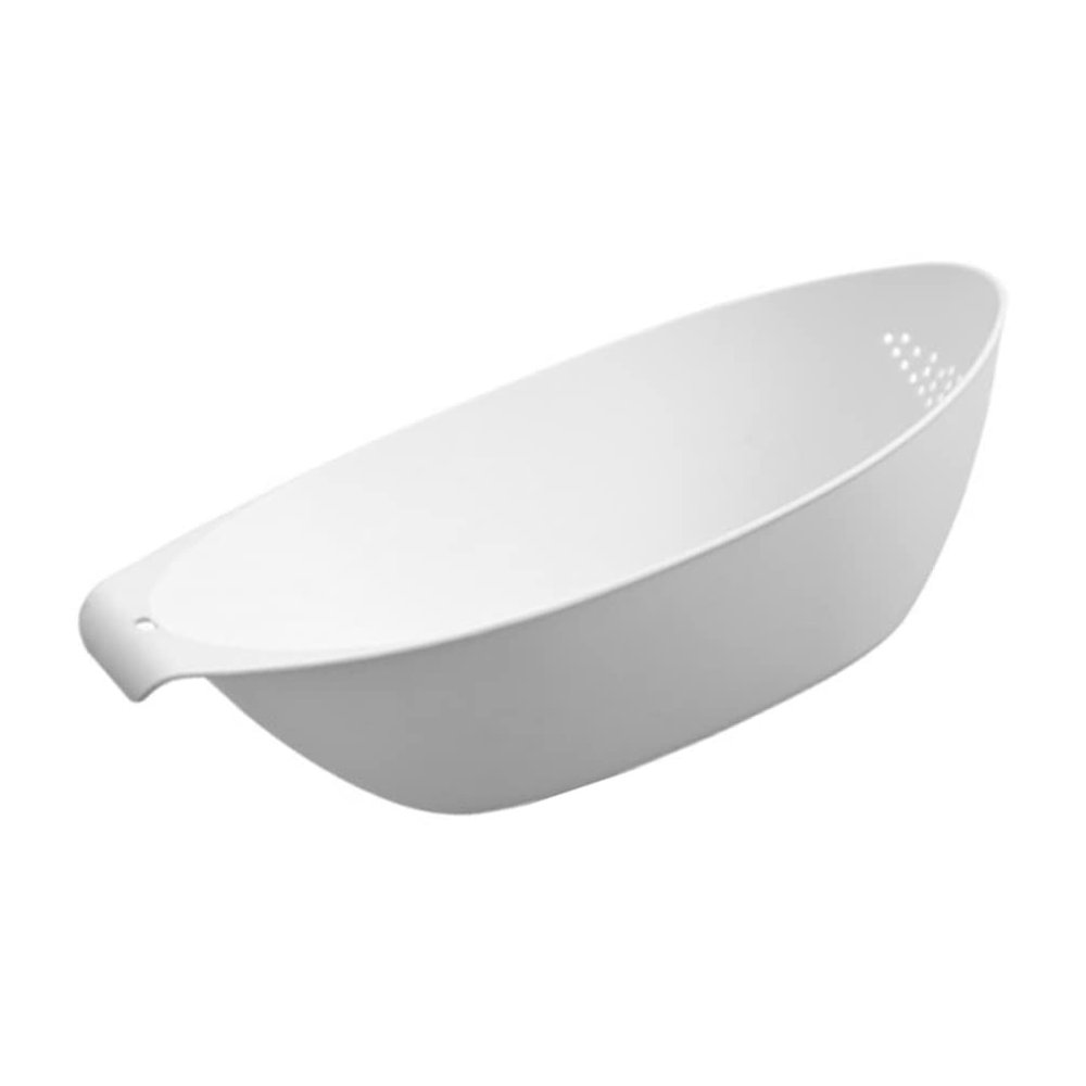 Cabilock Plastic Fruit Washing Basket Drain Basket Strainer for Sink Dishwasher Safe Easy to Clean