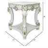 Acme Furniture Square End Table, Antique Pearl view 3
