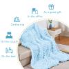 XCJC Chunky Knit Blanket Throw, Cozy Lightweight Soft Blanket, Throw Blankets Bed Machine Washable, Perfect for Bed, Couch, Sofa, Chair and Snuggles (Color 12 120x180cm) view 3