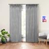 Mamu Thread Collection Triple Pinch Pleated Blackout Curtains Thermal Insulated Window Panels for Living Roomi,Office, Polyester Blend (Dark Grey, 60 Inch Wide by 228 Inch Long- 1 Panel) view 1