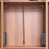 45-115cm Pull Down Wardrobe Rail, Retractable Wardrobe Lift Hanger Organizer Storage System Soft Return Space Can Save, Adjustable Width, Wall Mounted Frame/Capacity 15kg/30lbs ( Size : (450-600 mm)17 view 1